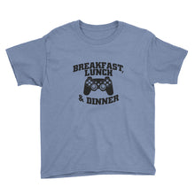 Breakfast, Lunch, and Dinner Youth Short Sleeve T-Shirt