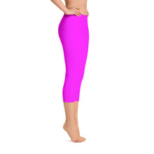 Magenta Capri Leggings