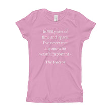 Girl's T-Shirt - Doctor Who