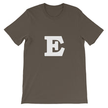 E Short-Sleeve Unisex T-Shirt