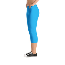 Cyan Capri Leggings
