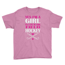 I Love Me Some Field Hockey Youth Short Sleeve T-Shirt
