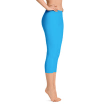 Cyan Capri Leggings