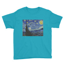 Starry Night Youth Short Sleeve T-Shirt
