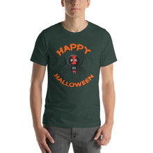 Happy Halloween Spider Short-Sleeve Unisex T-Shirt