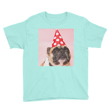 Birthday Pug Youth Short Sleeve T-Shirt