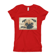 Girl's T-Shirt - Pug.