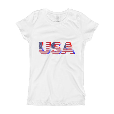 Girl's T-Shirt - U. S. A.
