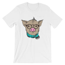 Hipster Pig Short-Sleeve Unisex T-Shirt