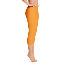 Orange Capri Leggings