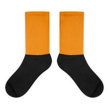 Orange foot socks