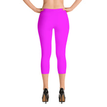 Magenta Capri Leggings