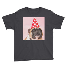 Birthday Pug Youth Short Sleeve T-Shirt