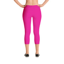 Magenta Capri Leggings