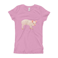 Girl's T-Shirt - Pig