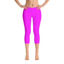 Magenta Capri Leggings