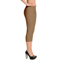 Brown Capri Leggings