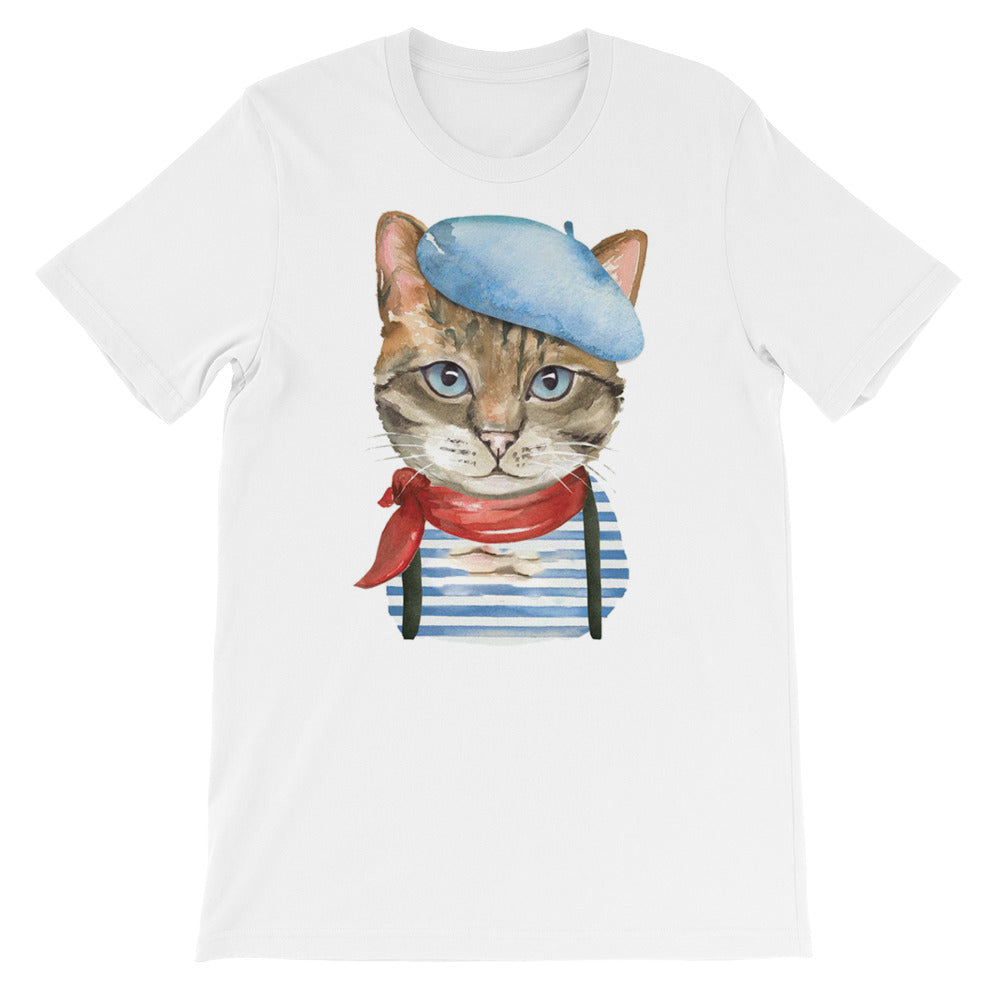 Artistic Cat Short-Sleeve Unisex T-Shirt