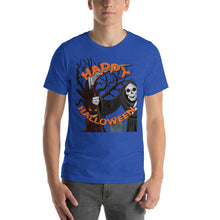 Happy Halloween Grim Reaper Short-Sleeve Unisex T-Shirt