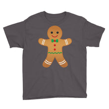 Gingerbread Man Youth Short Sleeve T-Shirt