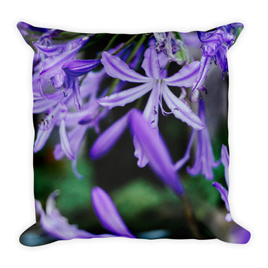 Purple Flowers Pillow