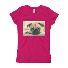 Girl's T-Shirt - Pug.
