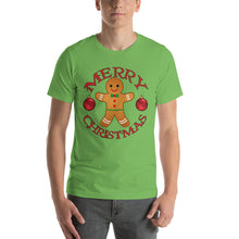 Merry Christmas Gingerbread Man Short-Sleeve Unisex T-Shirt