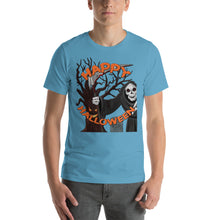 Happy Halloween Grim Reaper Short-Sleeve Unisex T-Shirt