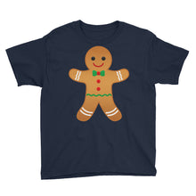 Gingerbread Man Youth Short Sleeve T-Shirt