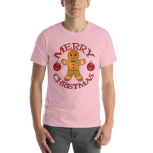 Merry Christmas Gingerbread Man Short-Sleeve Unisex T-Shirt