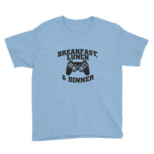 Breakfast, Lunch, and Dinner Youth Short Sleeve T-Shirt