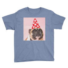 Birthday Pug Youth Short Sleeve T-Shirt