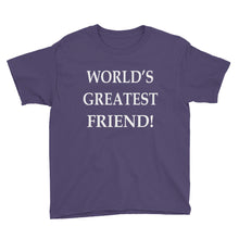 World's Greatest Friend Youth Short Sleeve T-Shirt