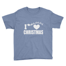 I Love Christmas Youth Short Sleeve T-Shirt
