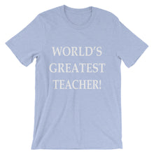 World's Greatest Teacher t-shirt