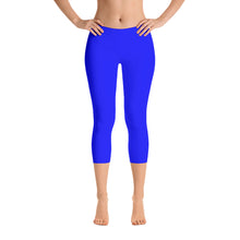 Blue Capri Leggings