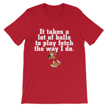 It Takes a Lot of Balls to Play Fetch t-shirt