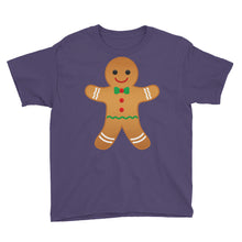 Gingerbread Man Youth Short Sleeve T-Shirt