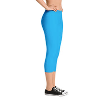 Cyan Capri Leggings