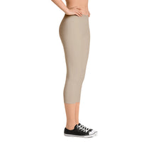 Tan Capri Leggings