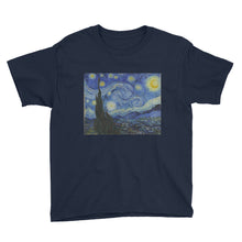 Starry Night Youth Short Sleeve T-Shirt