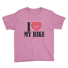 I Love My Bike Youth Short Sleeve T-Shirt