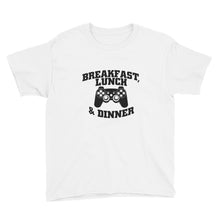 Breakfast, Lunch, and Dinner Youth Short Sleeve T-Shirt