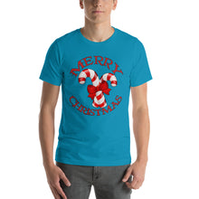 Merry Christmas Candy Cane Short-Sleeve Unisex T-Shirt