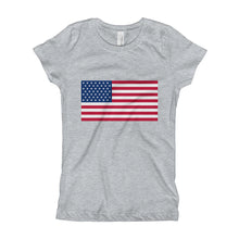 Girl's T-Shirt - American Flag