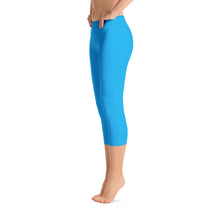 Cyan Capri Leggings