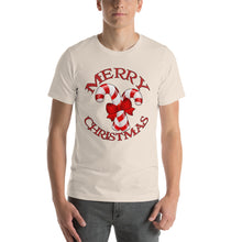 Merry Christmas Candy Cane Short-Sleeve Unisex T-Shirt