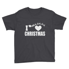 I Love Christmas Youth Short Sleeve T-Shirt
