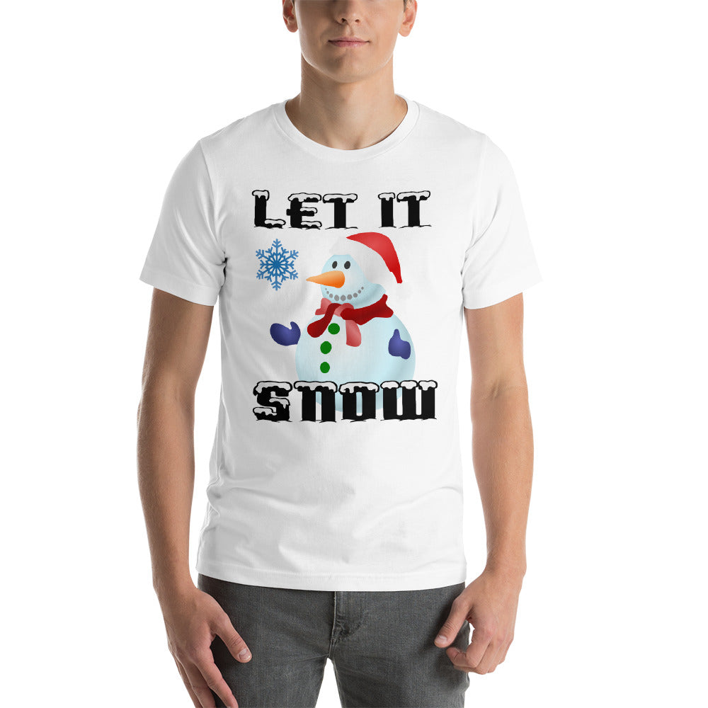 Let It Snow Short-Sleeve Unisex T-Shirt