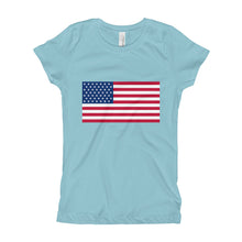 Girl's T-Shirt - American Flag